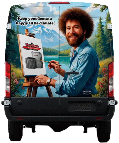Pro-Tech Bob Ross van wrap