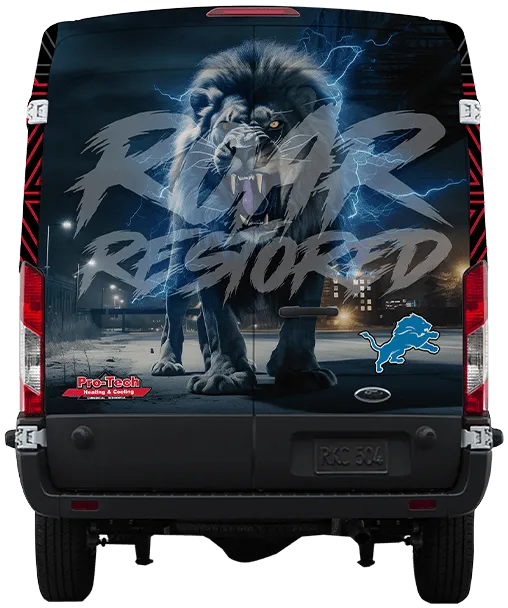 Pro-Tech Lions van wrap